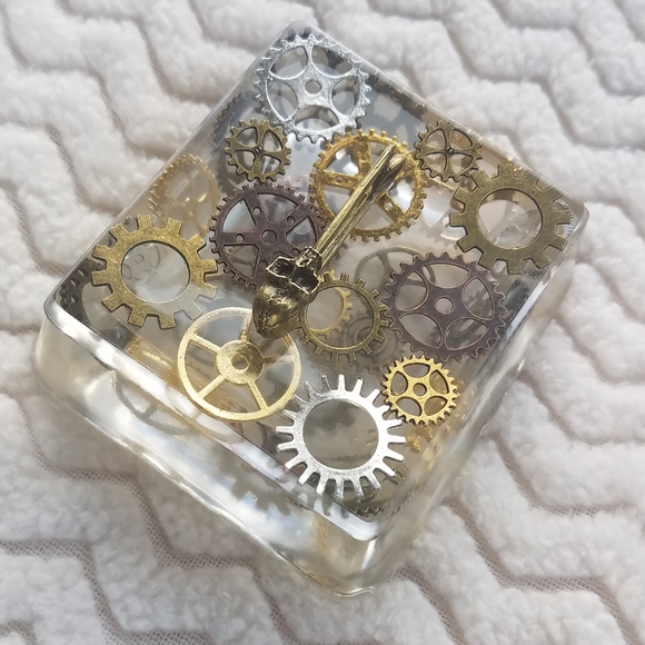 custom Other - Steampunk Inspired Trinket Dish, Handcrafted NWOT